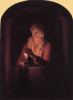 Dou, Gerrit - Old Woman with a Candle